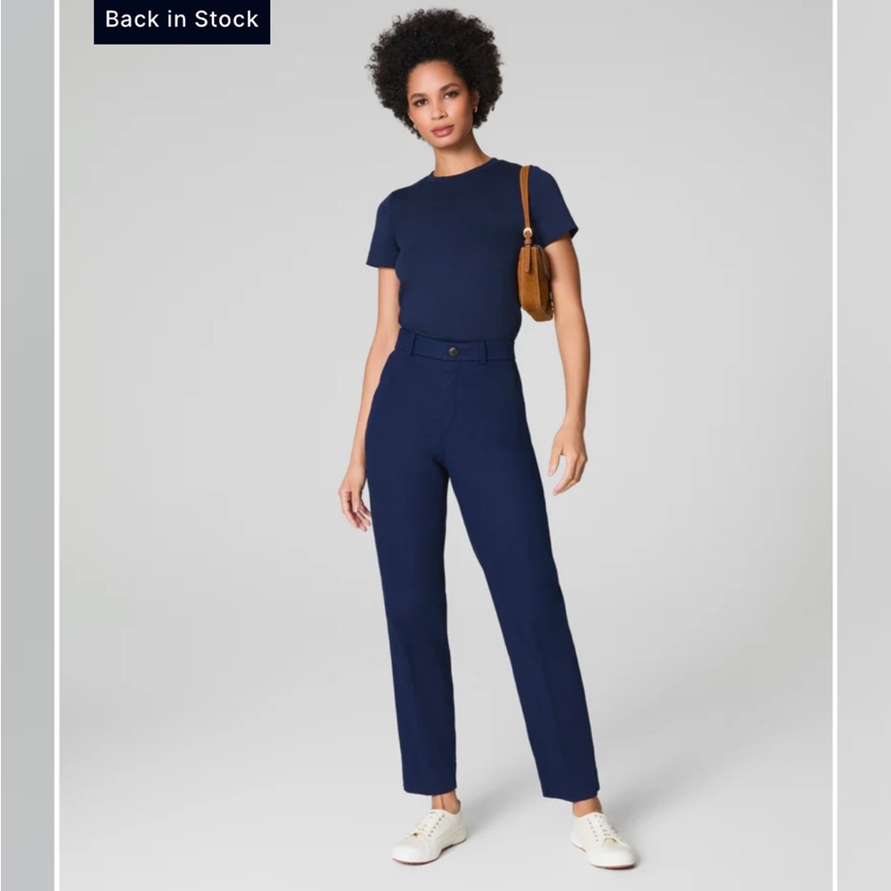 NWT Spanx Twill Slim Pant Tall